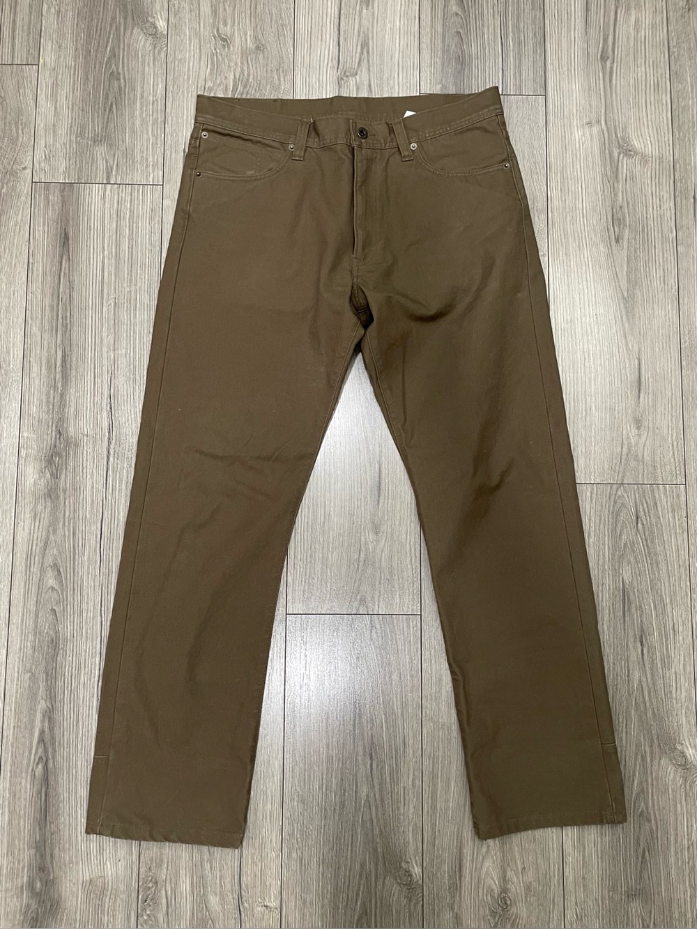 Filson Men's Dry Tin Cloth 5-pocket Pants, Marsh Olive Size 34